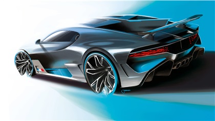 Bugatti Divo (2018) - Design Sketch
