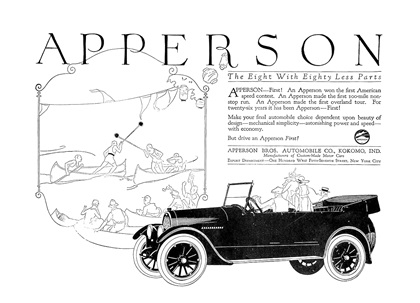 Apperson Eight Ad (September, 1919)