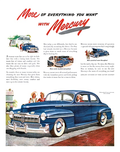 Mercury Ad (June, 1947) - Sedan-Coupe