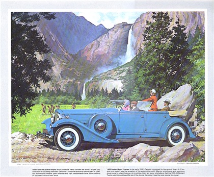 1972-06: Down from the granite heights (1933 Packard Sport Phaeton) - Illustrated by Harry Anderson