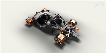 De Tomaso P72 (2019) - Carbon Fiber Chassis