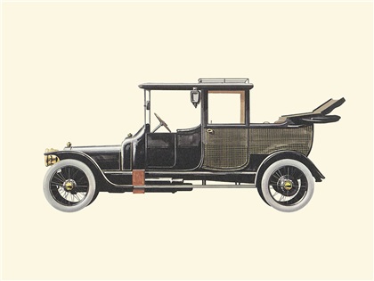 1911 Delaunay-Belleville - Illustrated by Pierre Dumont