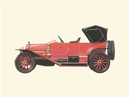 1911 Simplex 50 HP - Illustrated by Pierre Dumont