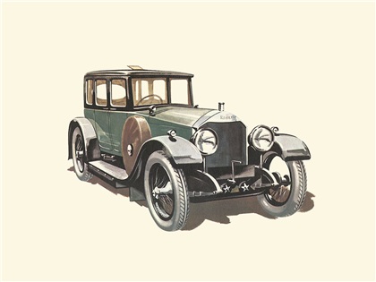 1920 Napier 40/50 HP - Illustrated by Pierre Dumont