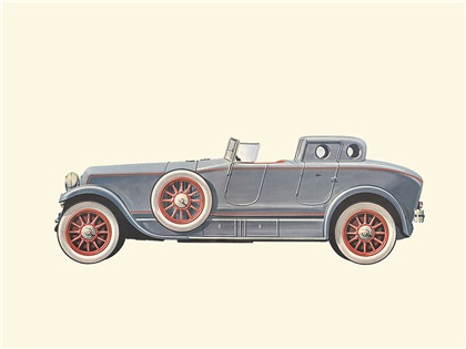 1921–1929 Renault 45 HP - Illustrated by Pierre Dumont