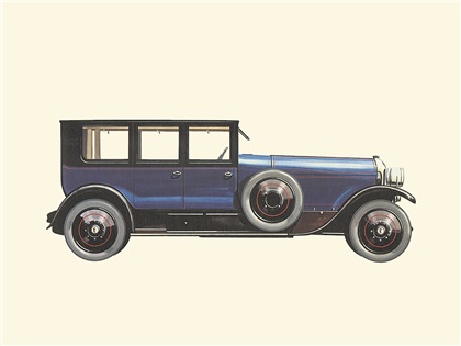 1921 Elizalde 50/60 HP - Illustrated by Pierre Dumont