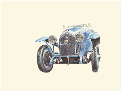1924–1926 Lorraine-Dietrich Le Mans - Illustrated by Pierre Dumont