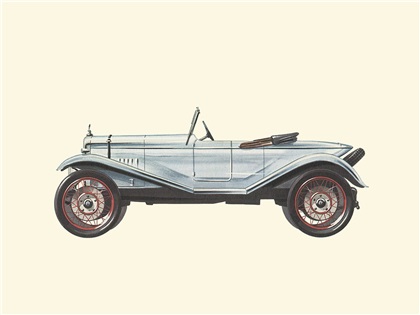 1924 Alvis 12/50 HP - Illustrated by Pierre Dumont