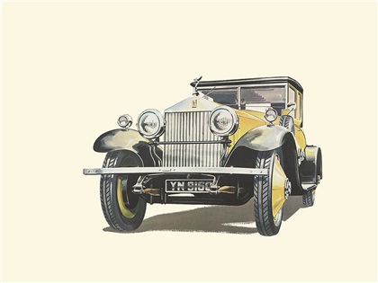 1926 Rolls-Royce Phantom I 40/50 HP - Illustrated by Pierre Dumont
