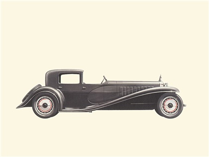 1927–1933 Bugatti Type 41 (Royale) - Coupé Napoleon - Illustrated by Pierre Dumont
