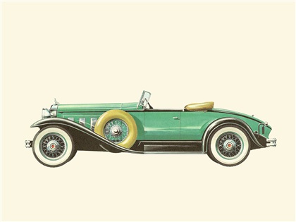 1930 Packard Model 734 Speedster - Illustrated by Pierre Dumont