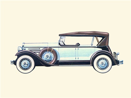 1931 Franklin 145 - Illustrated by Pierre Dumont