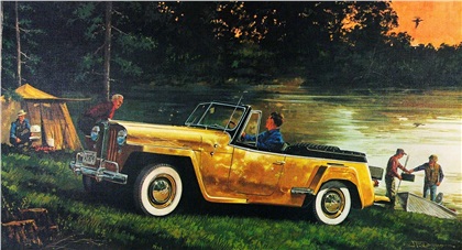 1948 Willys Overland Jeepster: Illustrated by James B. Deneen