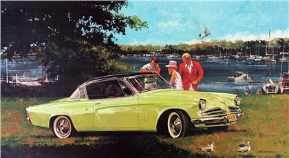 1953 Studebaker Starliner Hardtop Convertible: Illustrated by James B. Deneen