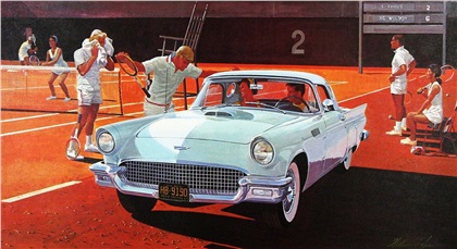 1957 Ford Thunderbird: Illustrated by William J. Sims