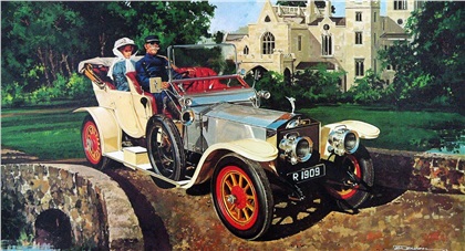 1909 Rolls-Royce 'Silver Ghost': Illustrated by James B. Deneen