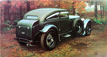 1936 Bentley (Gurney-Nutting): Illustrated by Vladimir Kordic