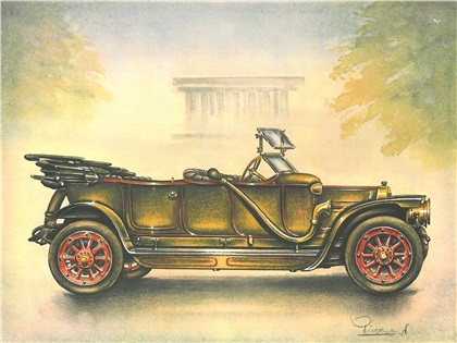 1911 Lancia Delta: Illustrated by Piet Olyslager