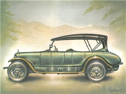 1918 Pathfinder the Great Touring Car: Illustrated by Piet Olyslager