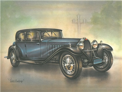 1930 Bugatti Royale Coach Kellner: Illustrated by Piet Olyslager