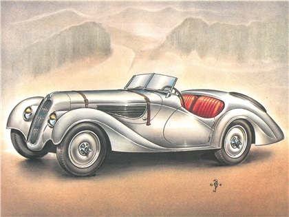 1937 BMW 328: Illustrated by Piet Olyslager