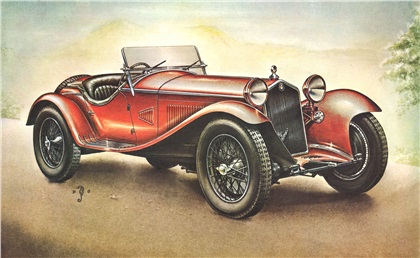 1932 Alfa Romeo 8C 2300 Spider Zagato: Illustrated by Piet Olyslager