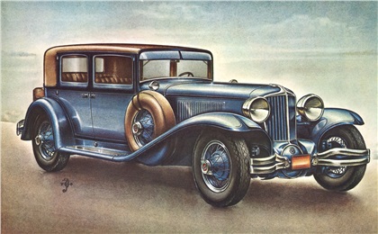 1930 Cord L-29 Brougham: Illustrated by Piet Olyslager
