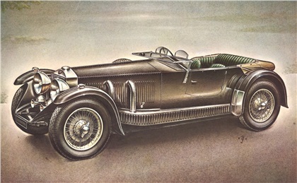1931 Invicta 4½-litre S-Type: Illustrated by Piet Olyslager