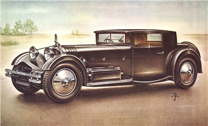 1930 Voisin C20 Surbaissé Coupé: Illustrated by Piet Olyslager