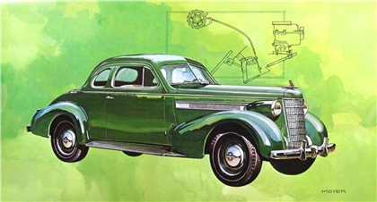 1937 Oldsmobile — First automatic transmission: Illustrated by Robert M. Moyer