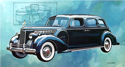 1940 Packard — First air conditioning called "Weather-Conditioner": Illustrated by Robert M. Moyer