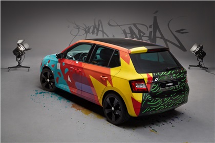 Skoda Fabia Art Car by Armando Gomes (2015): ‘Street Art’