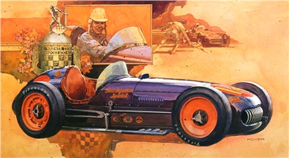 1954 Kurtis Racer: Illustrated by Robert M. Moyer