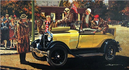 Sporting About — 1928 Ford Model A: Illustrated by James B. Deneen