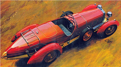 Hispano-Suiza H6C Boulogne (1924): Illustrated by Edouard KÜHN