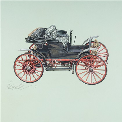 1911 Sears High-Wheel Runabout: Illustrated by Jerome D. Biederman