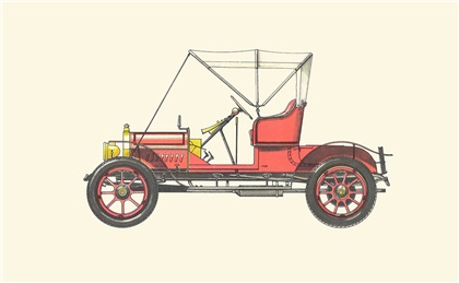 1909 Opel Doktorwagen: Illustrated by Horst Schleef