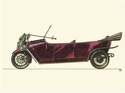 1911 Phänomobil: Illustrated by Ralf Swoboda