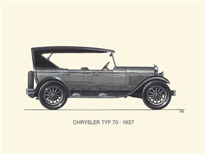 1927 Chrysler 70: Illustrated by Ralf Swoboda