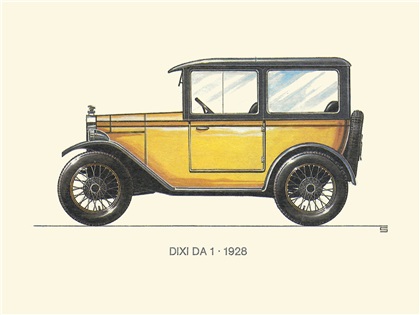 1928 Dixi DA 1: Illustrated by Ralf Swoboda