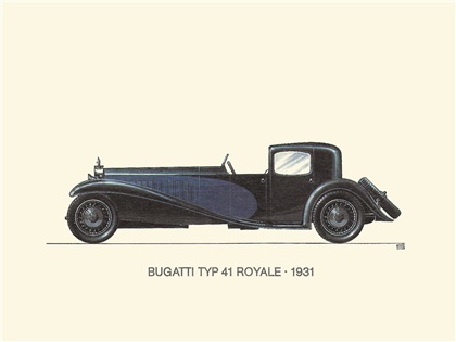 1931 Bugatti Typ 41 Royale: Illustrated by Ralf Swoboda