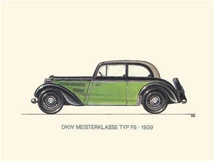 1939 DKW Meisterklasse Typ F8: Illustrated by Ralf Swoboda