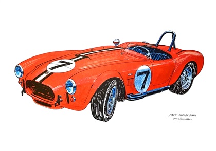 1965 Shelby Cobra: Illustrated by Ron McKee
