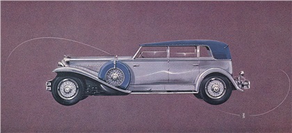1930 Duesenberg Model J — 'The Student Prince': Artwork by Count Alexis de Sakhnoffsky