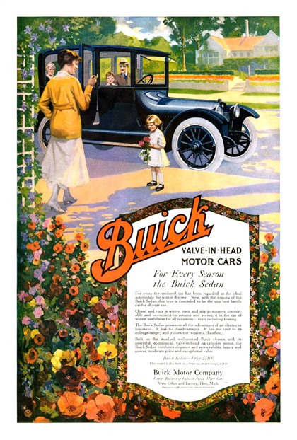 Buick Advertising Art (1916–1917)