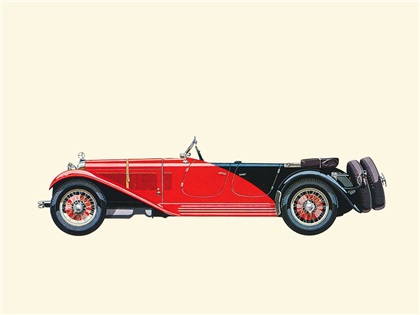 Austro-Daimler Bergmeister - Illustrated by Hans A. Muth