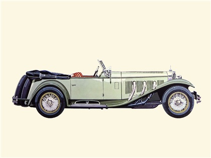 Mercedes-Benz SS - Illustrated by Hans A. Muth
