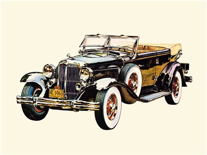 1932 Chrysler 8 – Illustrated by Alfredo De la María