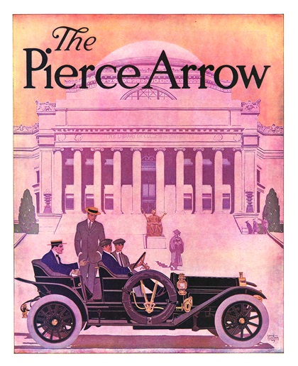 Pierce-Arrow Ad (January, 1910) – Illustrated by Louis Fancher