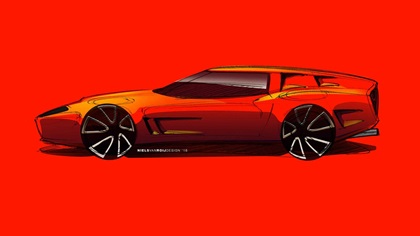 Ferrari Breadvan Homage by Niels van Roij Design – Design Sketch, 2018